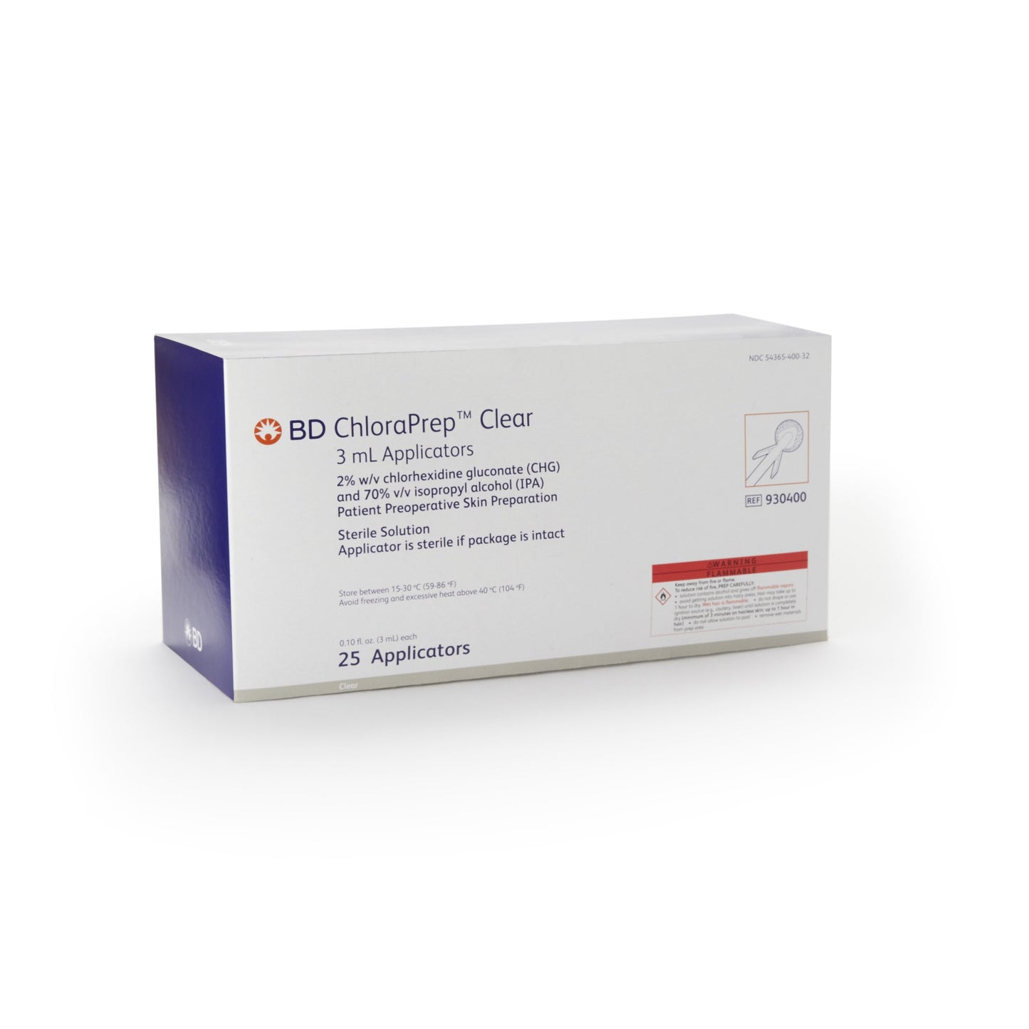 CHLORAPREP NEW LABEL CLR 3ML (25/CT 4CT/CS)