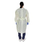 McKesson AAMI Level 2 Isolation Gown, Tape Tab Neck Style, Extra Large, Yellow