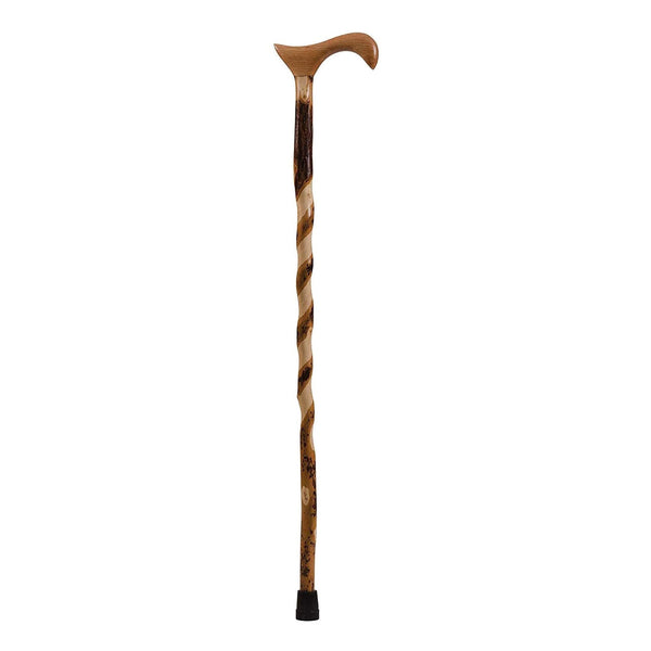 Brazos™ Twisted Hickory Derby Rustic Walking Cane, 34-Inch Height