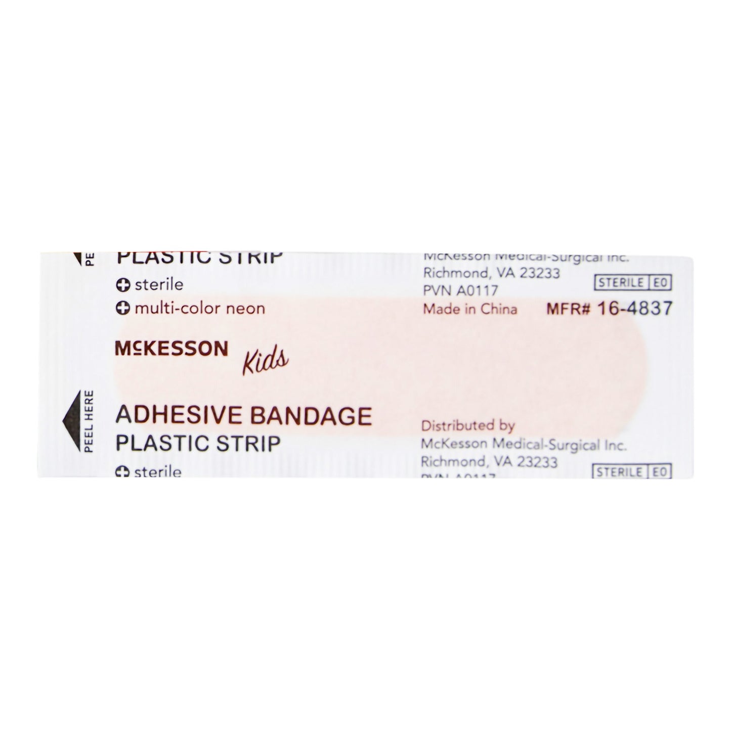 McKesson Kids™ Neon Adhesive Strip, 3/4 x 3 Inch