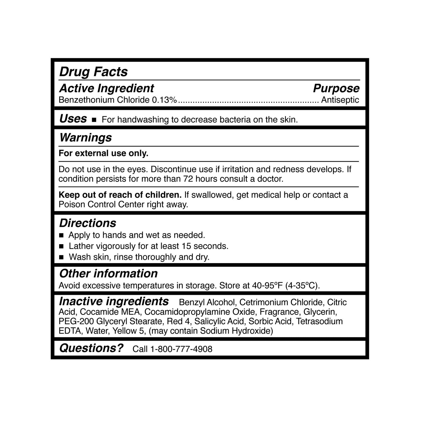 McKesson Clean Scent Antibacterial Soap, 18-ounce bottle