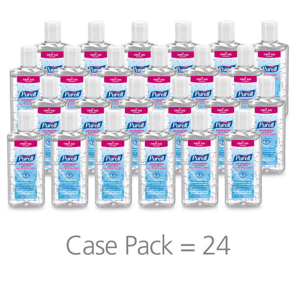 Purell® Advanced Hand Sanitizer 70% Alcohol Gel, Bottle, 4 ounces, Fruit Scent