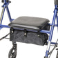 drive™ Steel Rollator with 6 Inch Wheels, Blue