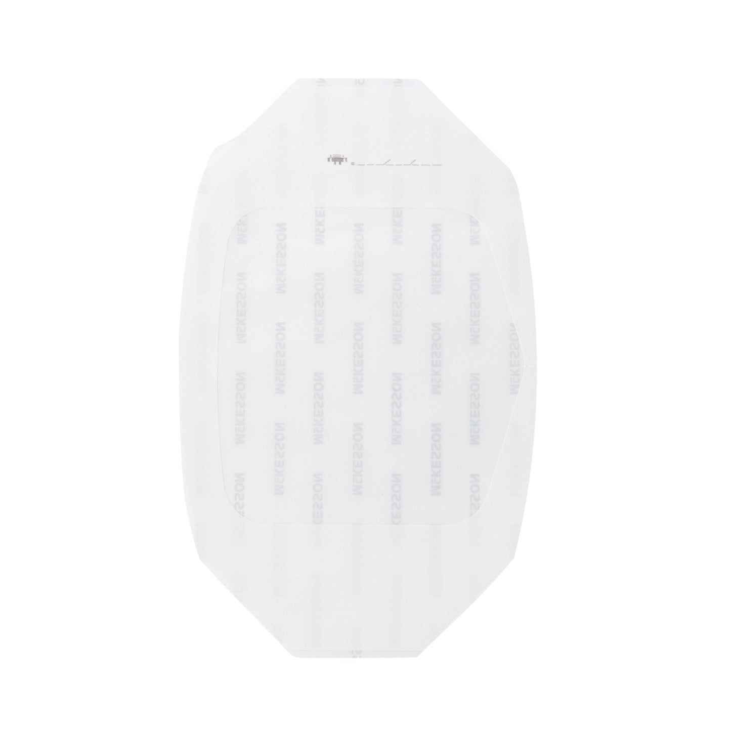 McKesson Octagonal Dressing with Frame-Style Delivery, 6 x 8 Inch, Transparent