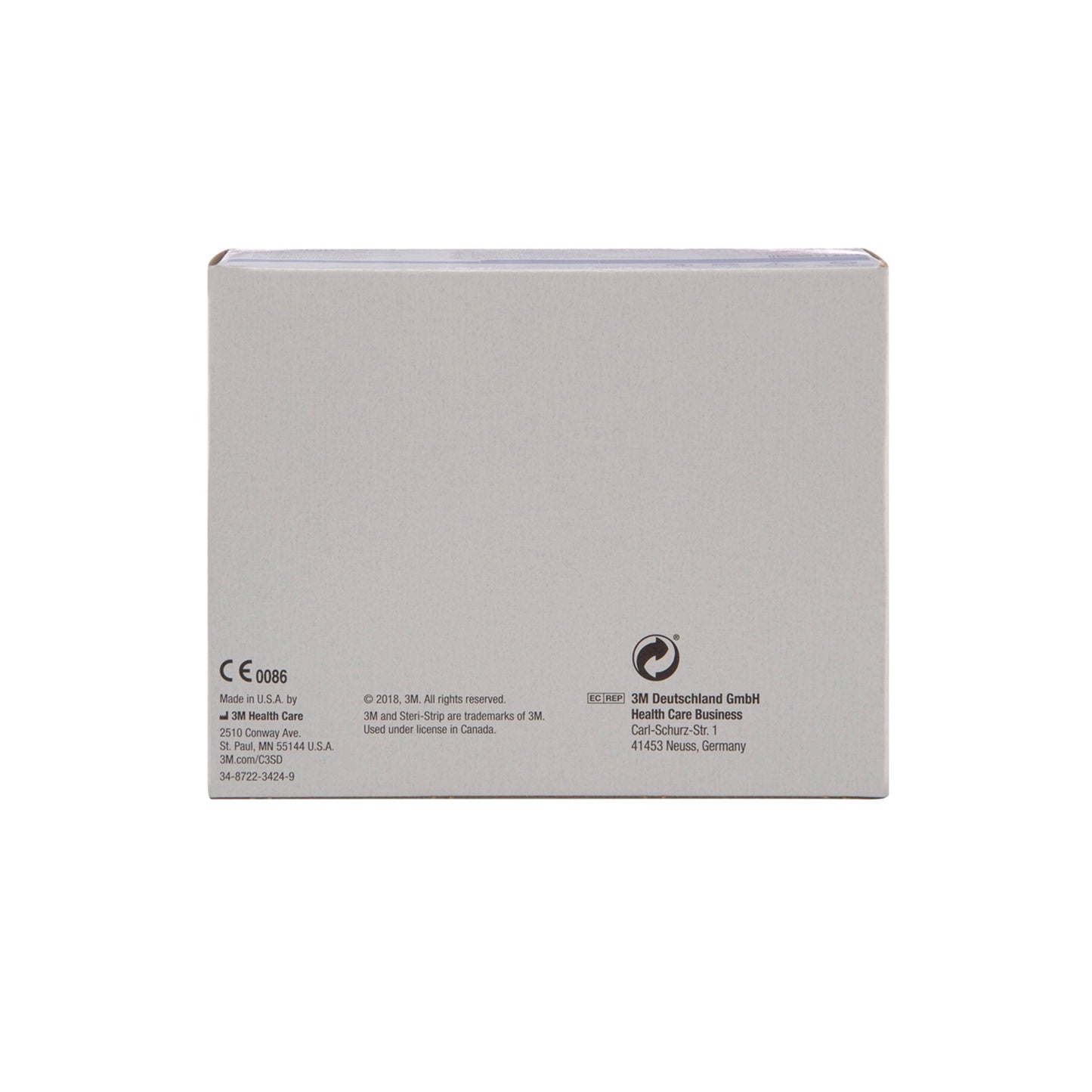 3M Steri-Strip Skin Closure Strips, 1/2 x 4 inch, Reinforced Strip, White