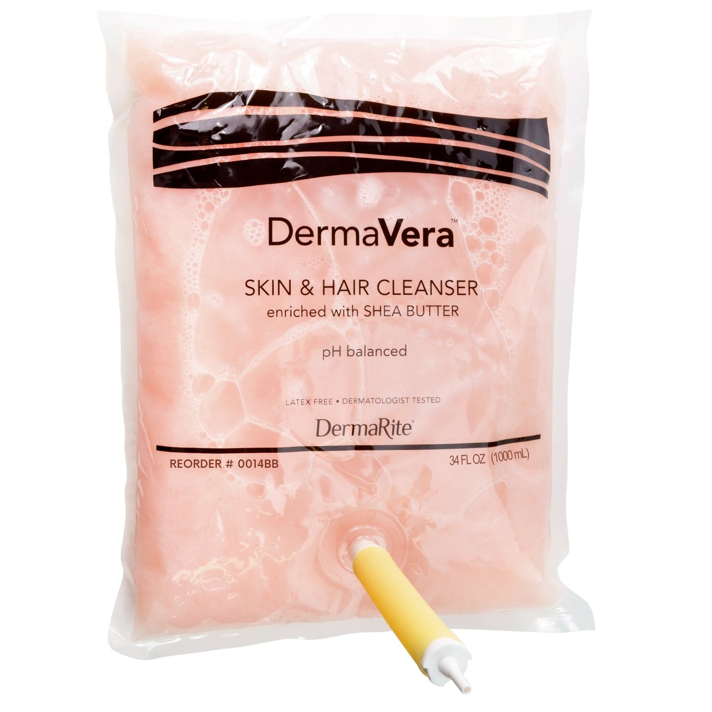 DermaVera® Shampoo and Body Wash 1000 mL Dispenser Refill Bag