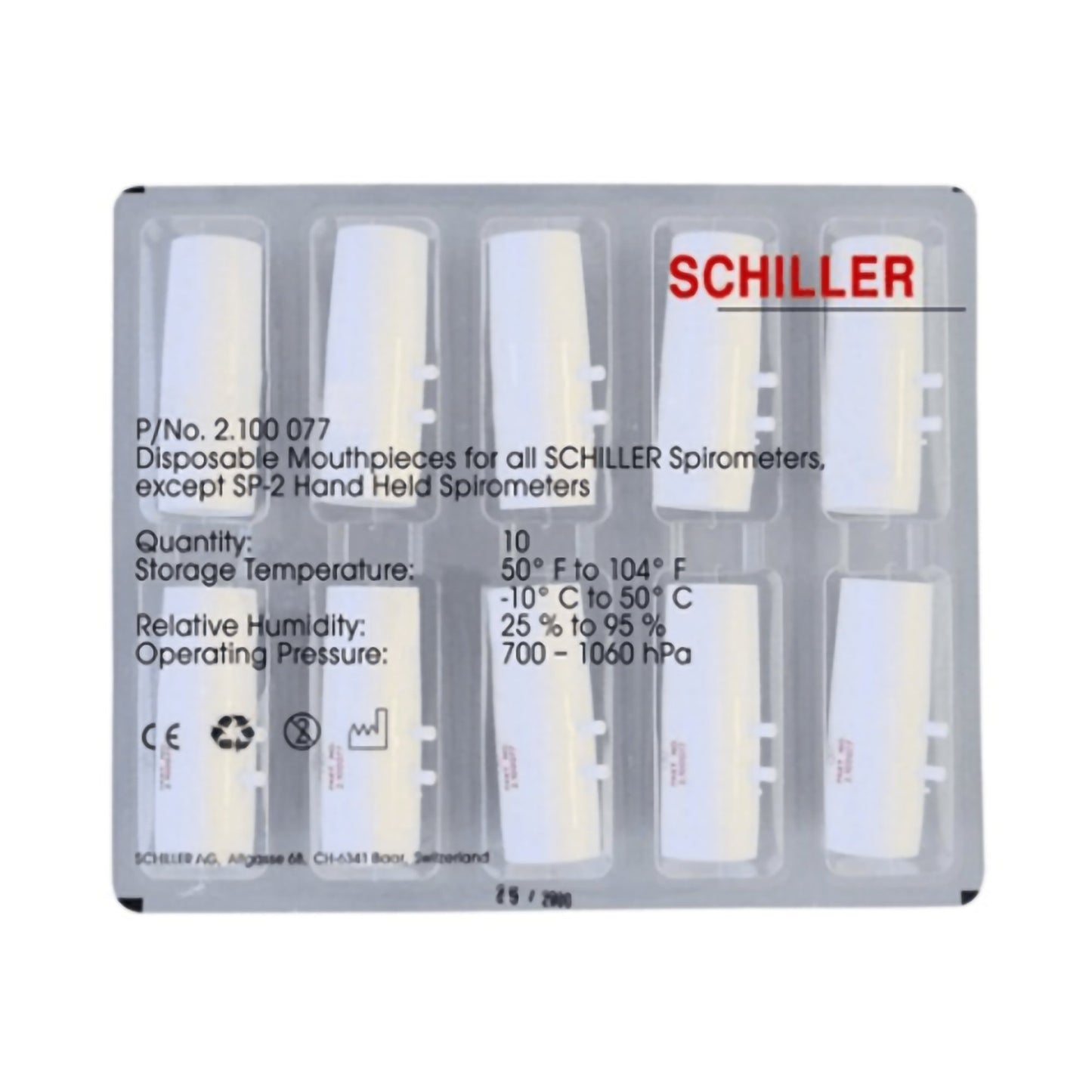 Schiller America Spirometer Mouthpiece