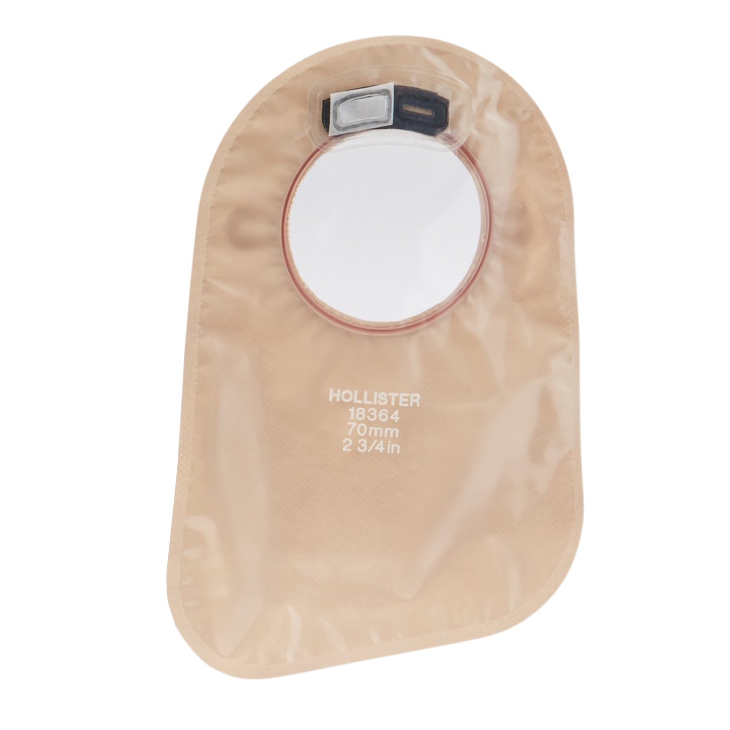New Image™ 2-Piece Transparent Ostomy Pouch, Pre-cut to Fit 70 mm Stomas, Blue