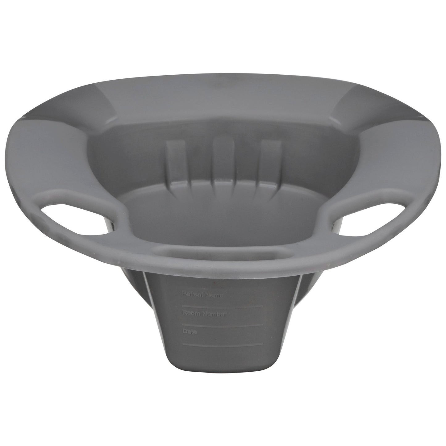 McKesson Stackable Bedpan, Non-Stick Plastic, Graphite Color