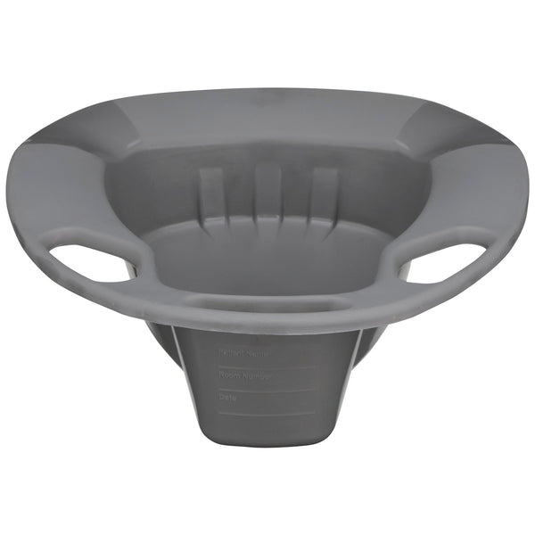 McKesson Stackable Bedpan, Non-Stick Plastic, Graphite Color