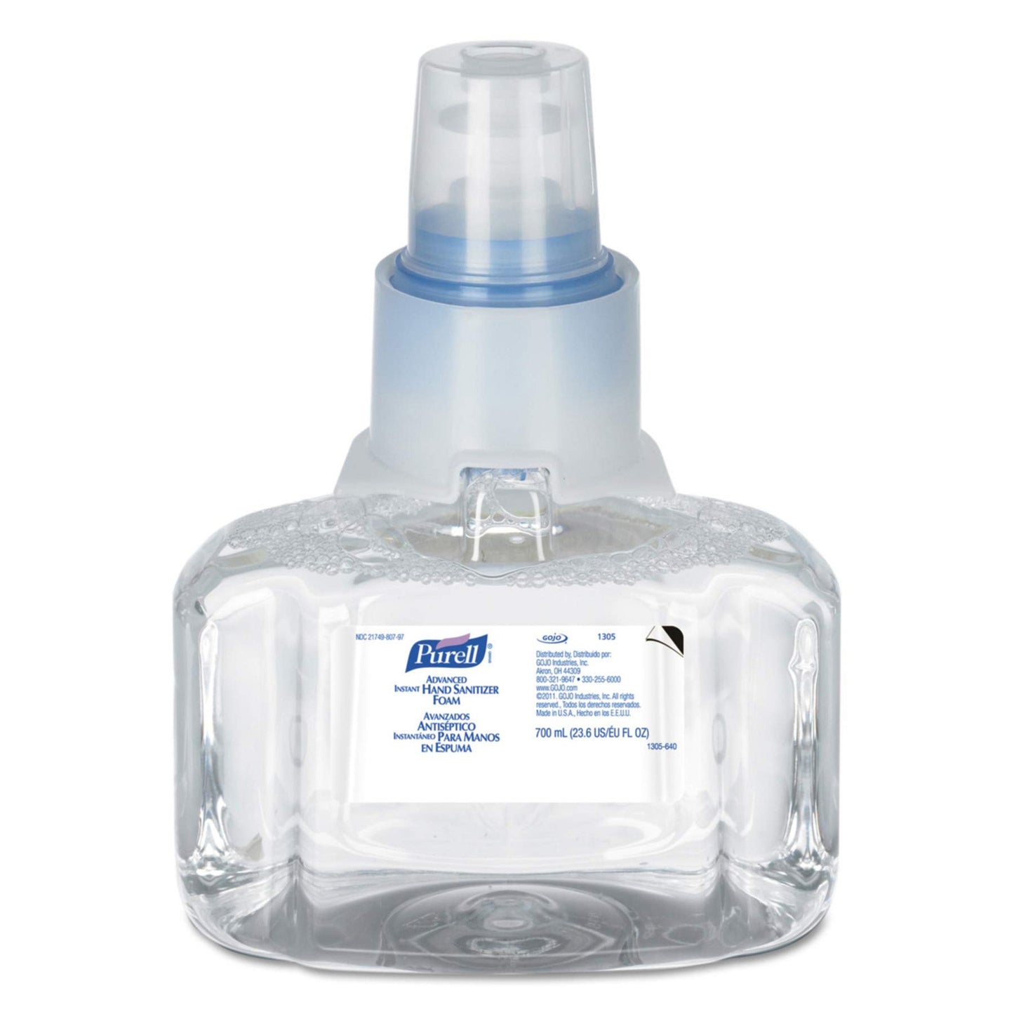 Purell Advanced Hand Sanitizer Foam, 70% Ethyl Alcohol, 700 mL Refill Bottle