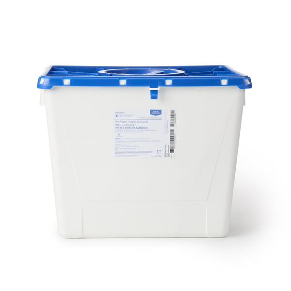 McKesson Prevent® Pharmaceutical Waste Container, 8 Gal., 13.5 x 17.3 x 13 inch