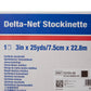 Delta-Net® Black Synthetic Compression Stockinette, 3 Inch x 25 Yard
