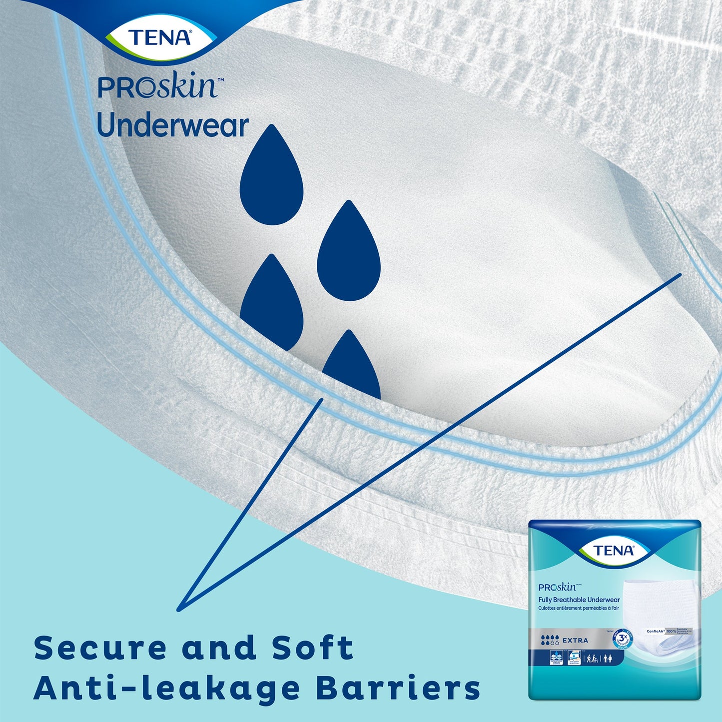 Tena® ProSkin™ Extra Absorbent Underwear, Small