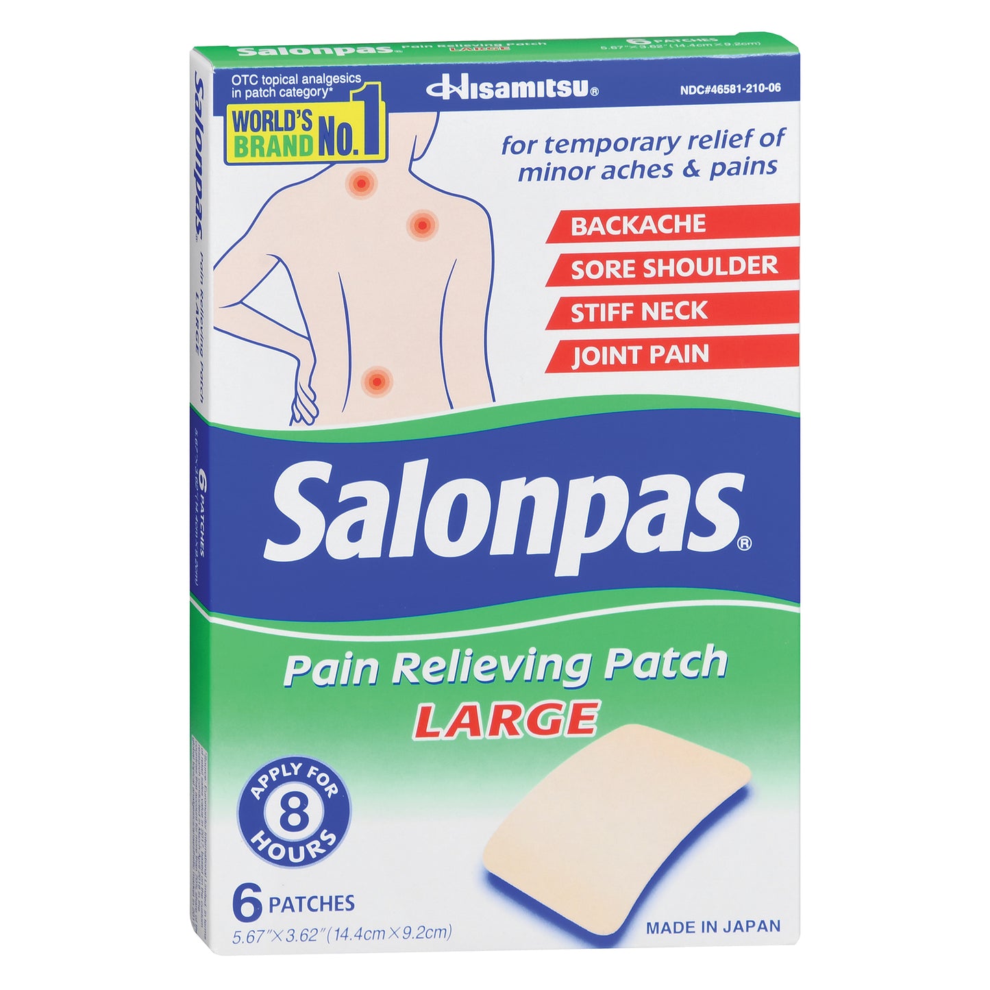Salonpas® Pain Relieving Patches Large