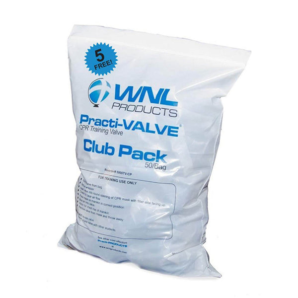 CPR PRACTI VALVE TRAINING CLUB PACK (55/BG)