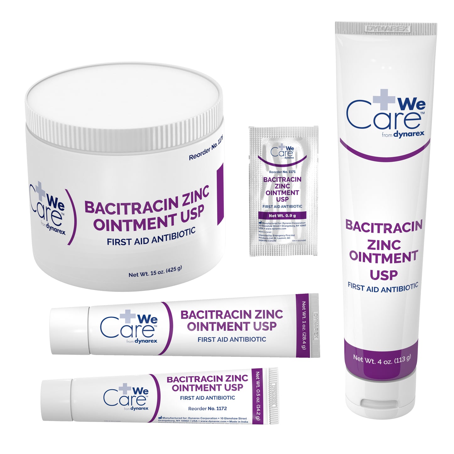 WeCare™ Bacitracin Zinc First Aid Antibiotic