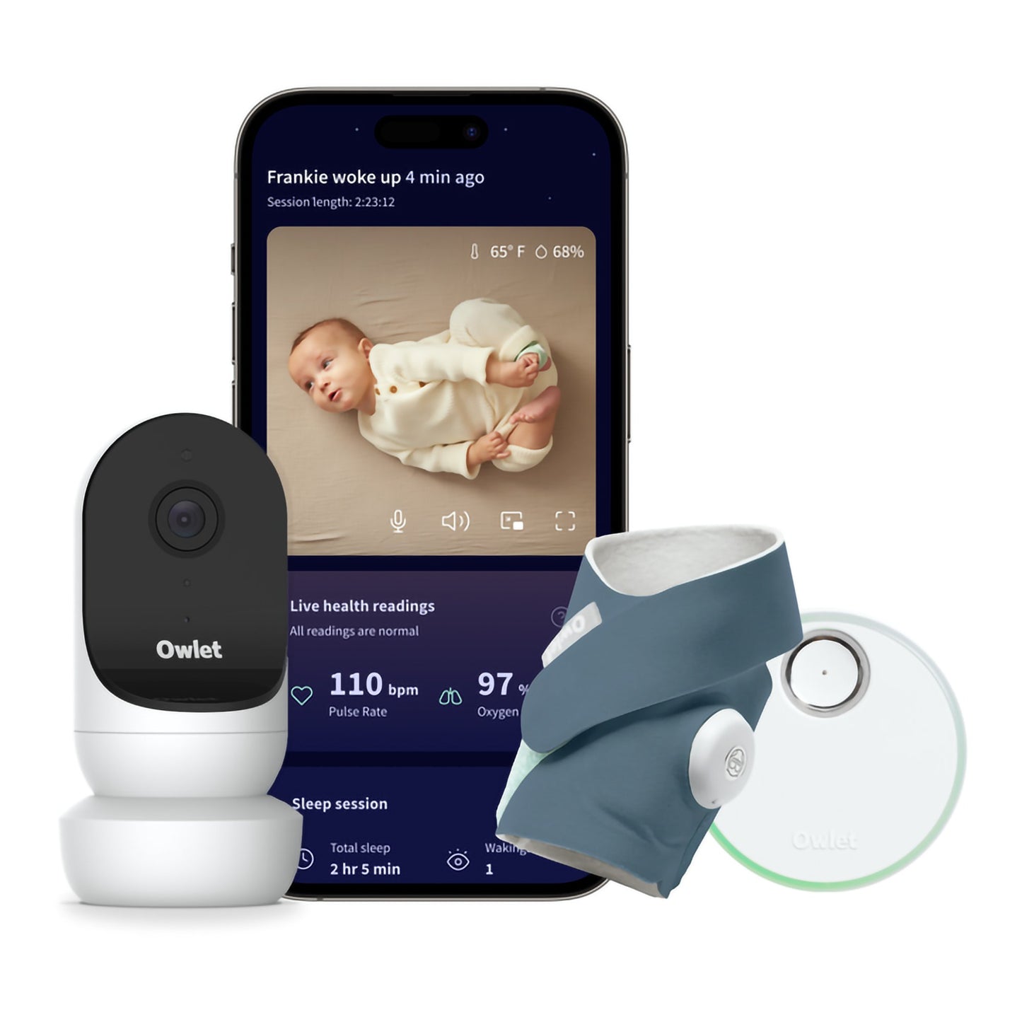 BABY DREAM SOCK DUO2SMART+ CAM2 HD WIFI VIDEO BLU
