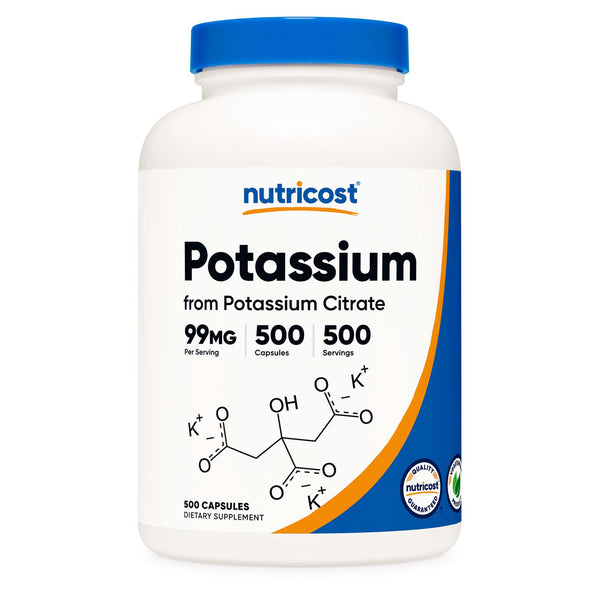 CAP POTASSIUM CITRATE99MG (500/BT 12BT/CS)