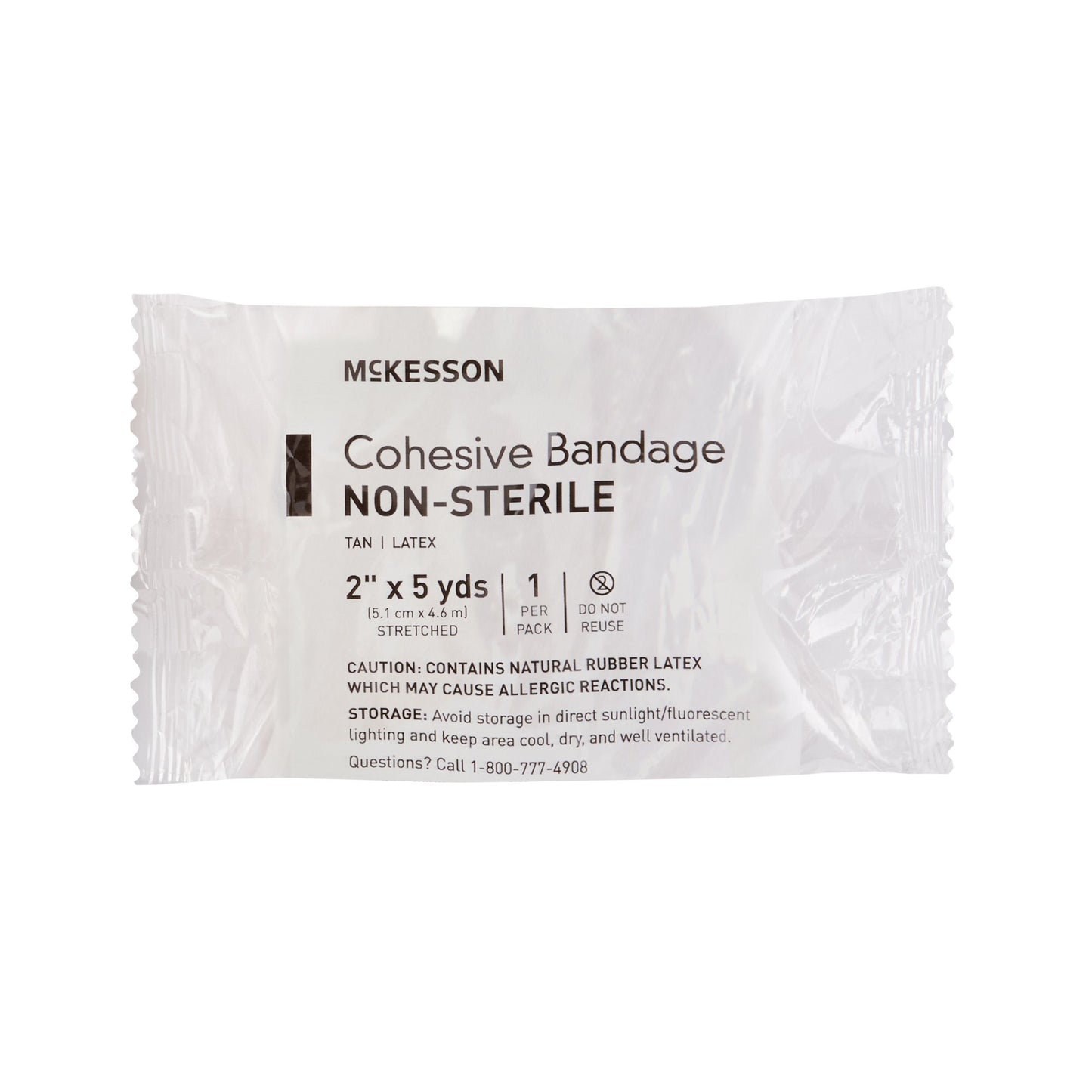 McKesson Self-adherent Closure Cohesive Bandage, 2 Inch x 5 Yard