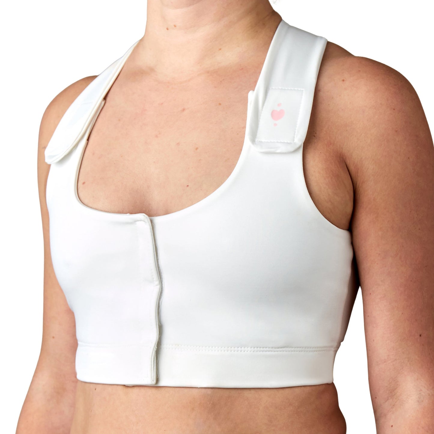 Serena Post Surgical Bra, White, X-Small