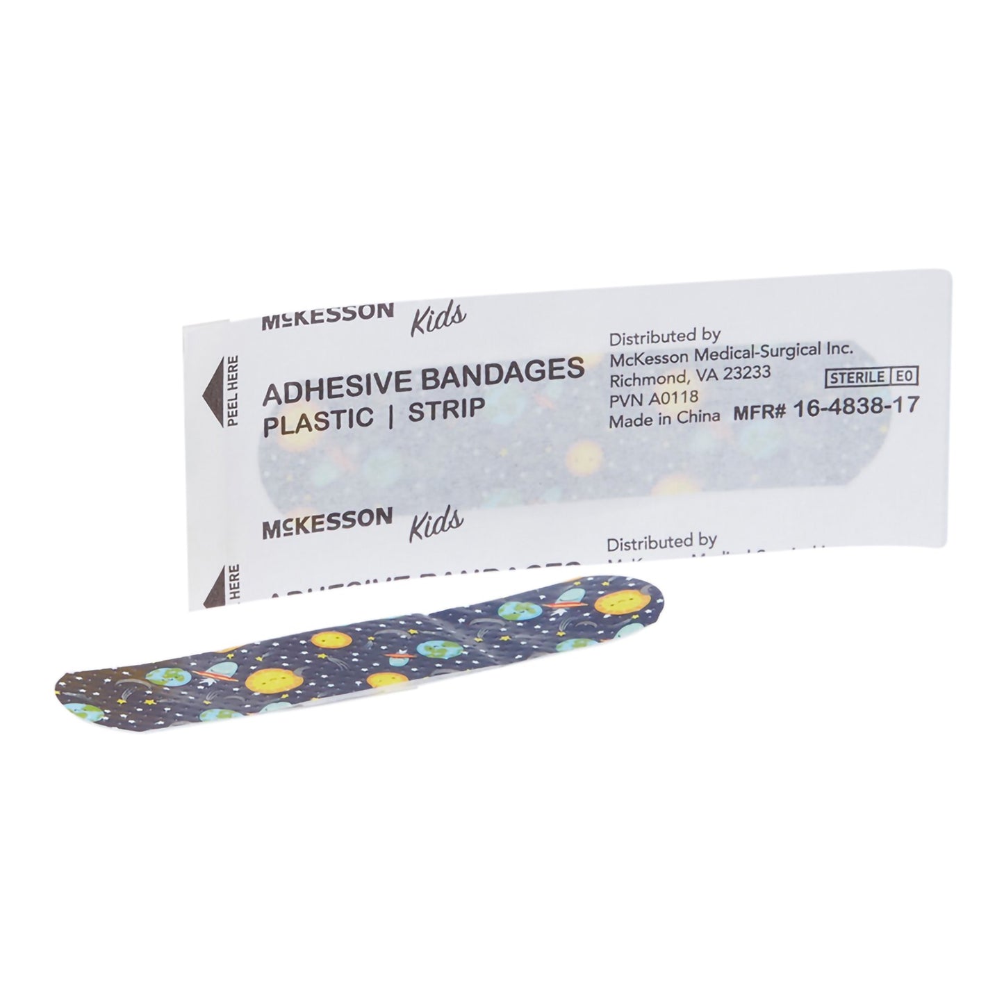 McKesson Kids™ Kid Design (Assorted Prints) Adhesive Strip, 3/4 x 3 Inch