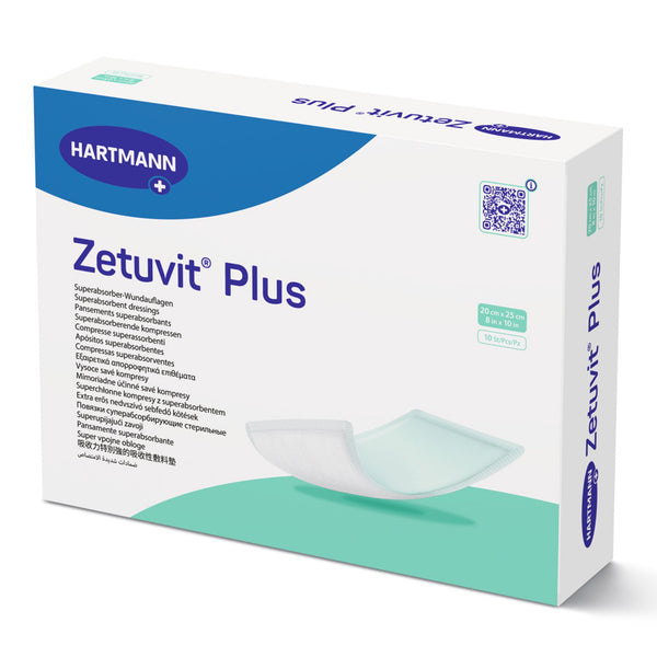 Zetuvit® Plus Sterile Superabsorbent Dressing, 8 x 10 Inch