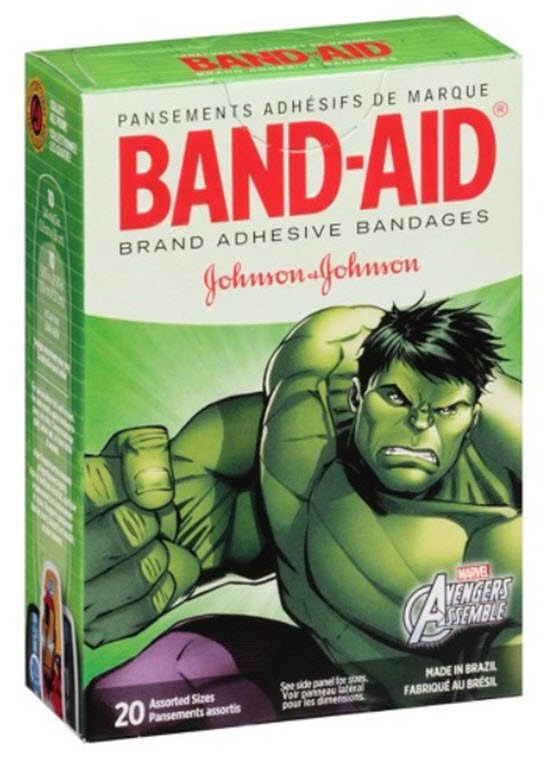 Band-Aid® Kid Design (Avengers) Adhesive Strip, Assorted Sizes