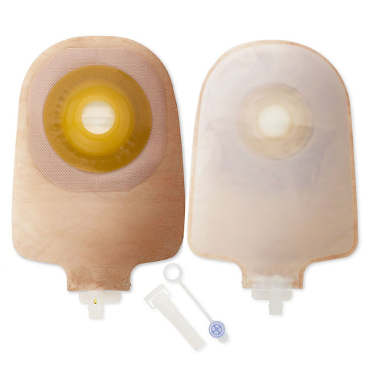 Premier™ 8482 One-Piece Transparent Urostomy Pouch, Pre-cut to Fit 19 mm Stomas