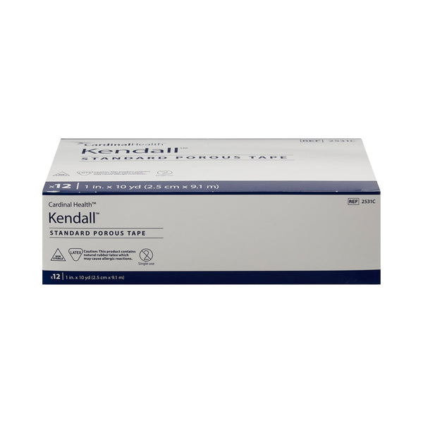 Kendall™ Cloth Medical Tape, 1 Inch x 10 Yard, White