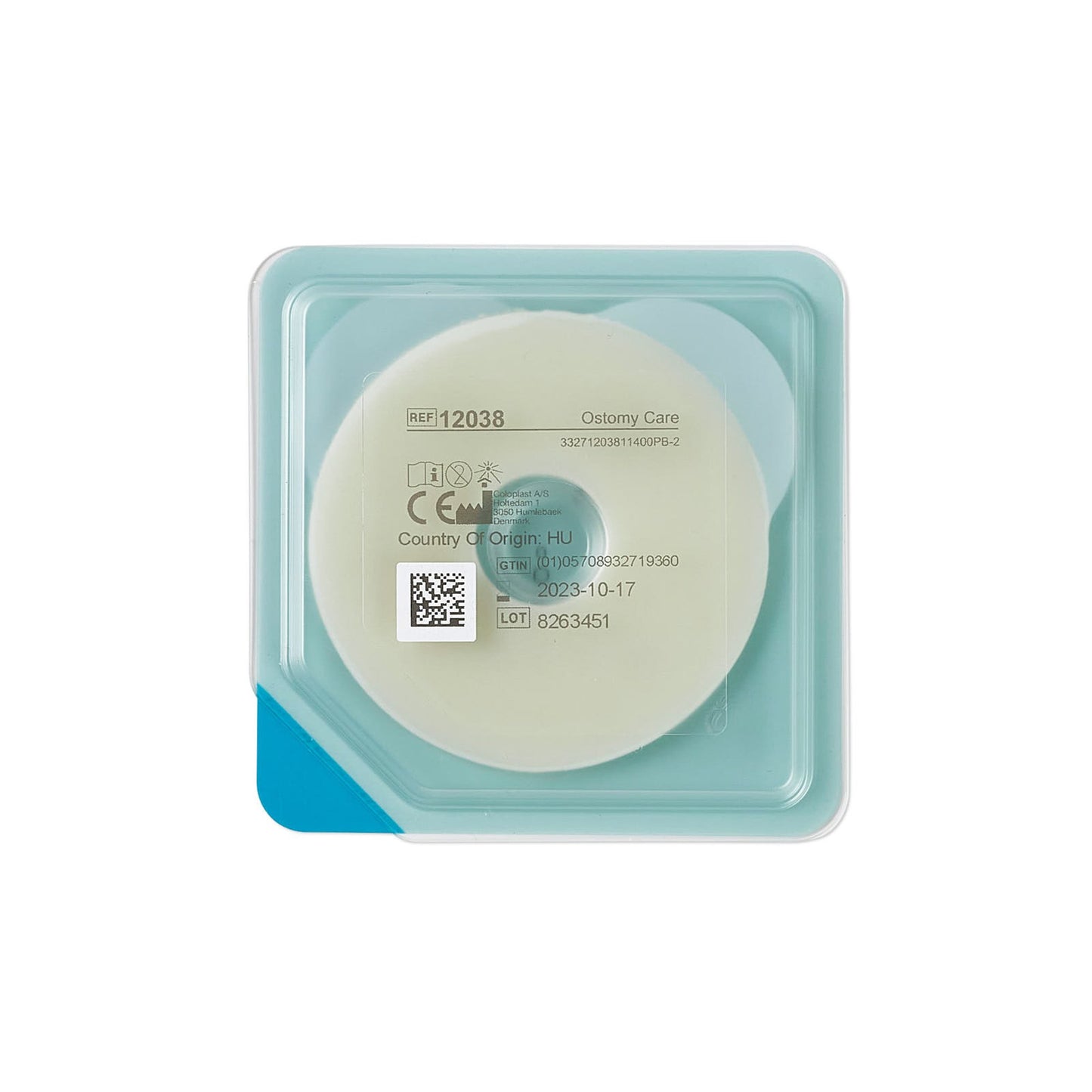 F/Ostomy Pouch Brava Thin 3/4"X2 1/2" (10/Bx)