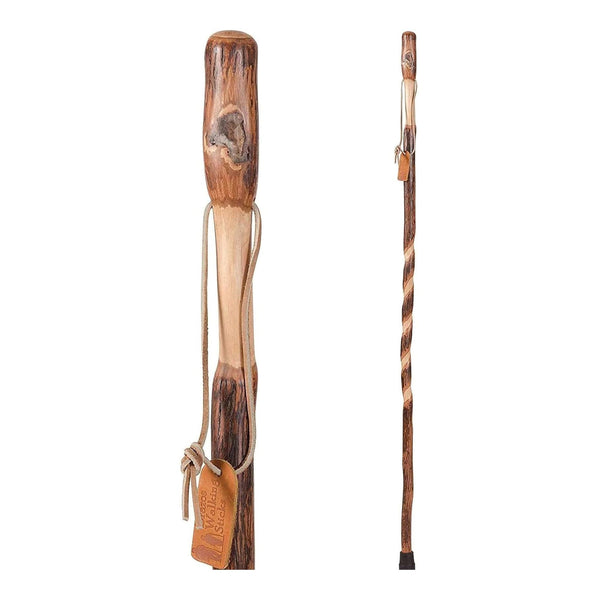 Brazos™ Twisted Hickory Rustic Walking Stick, 58-Inch Height