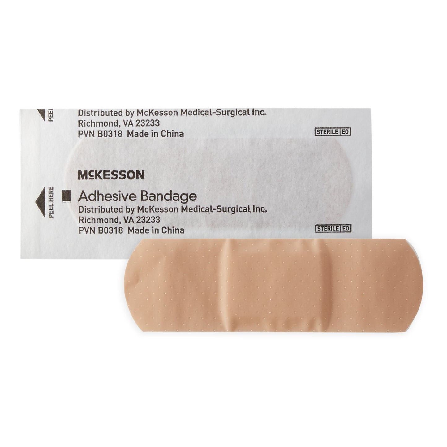 McKesson Tan Adhesive Strip, 1 x 3 Inch