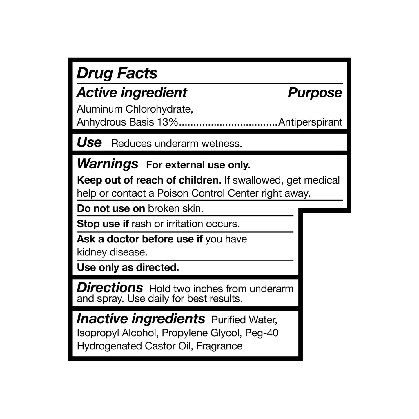 McKesson Fresh Scent Antiperspirant / Deodorant, 2-ounce Spray Bottle