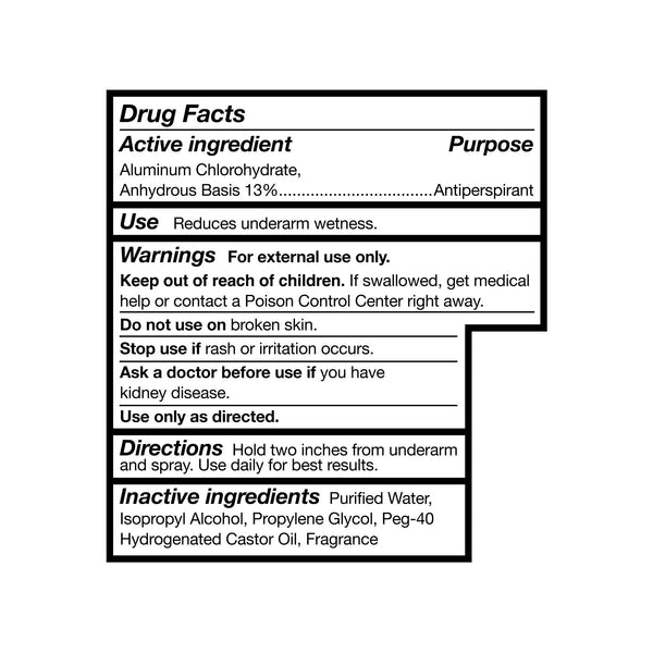 McKesson Fresh Scent Antiperspirant / Deodorant, 2-ounce Spray Bottle