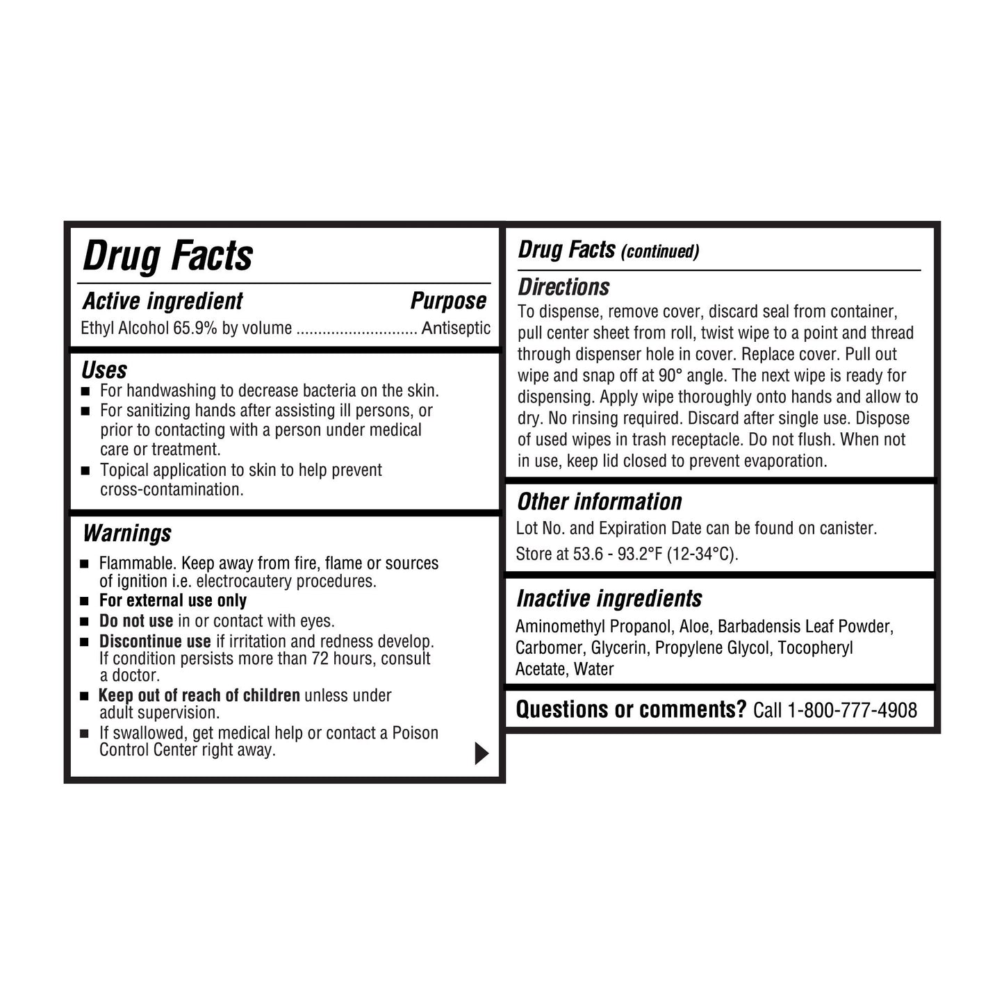 McKesson Instant Hand Sanitizing Wipes