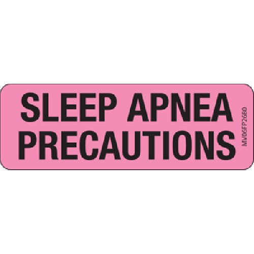 SLEEP APNEA 2-15/16"X1"(333/RL) FL PINK