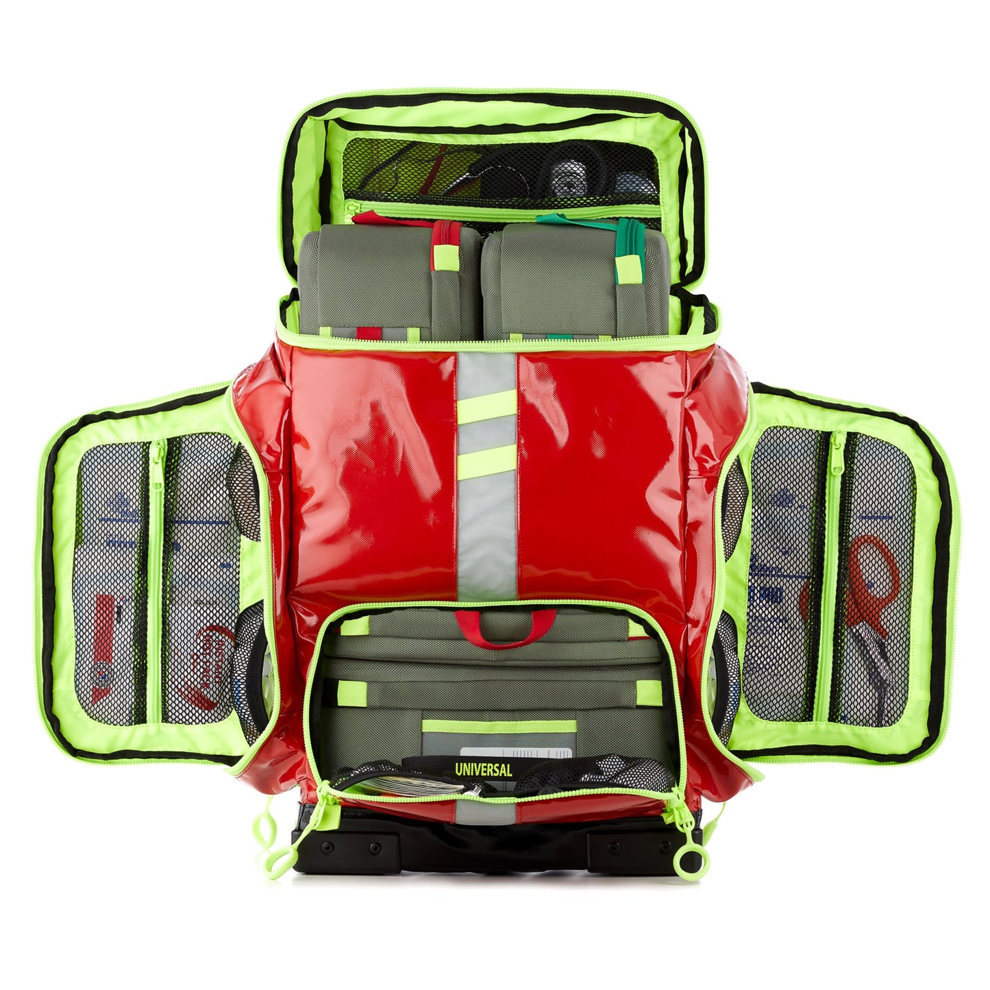 Ge Emt/Clinician Jump Zip Closure Red/Ylw 7"X19"X22"