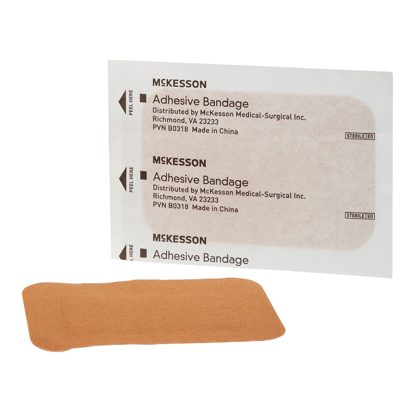 McKesson Tan Adhesive Strip, 2 x 3 Inch