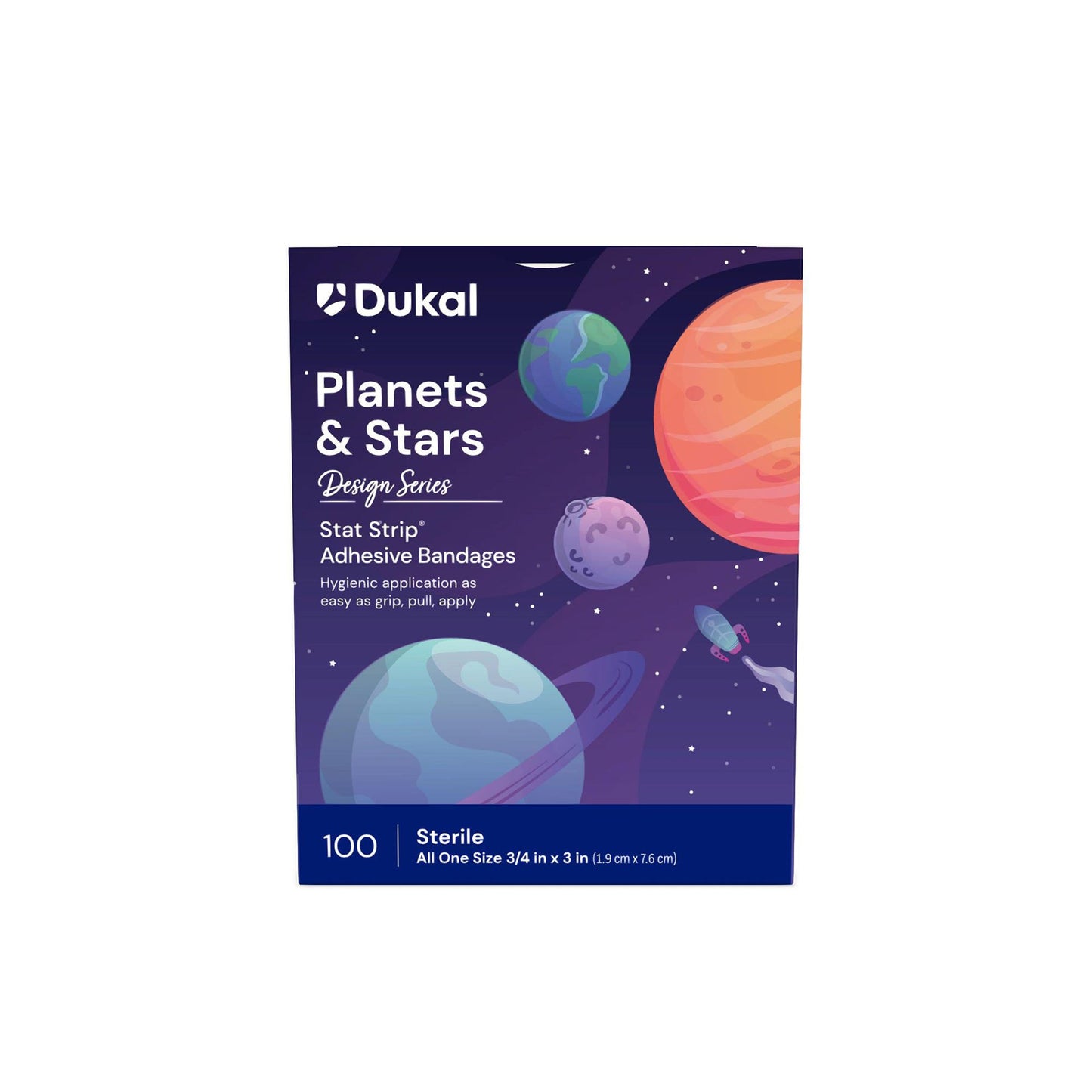 ADH PLANT & STARS 3/4"X3" (100/BX 12BX/CS)