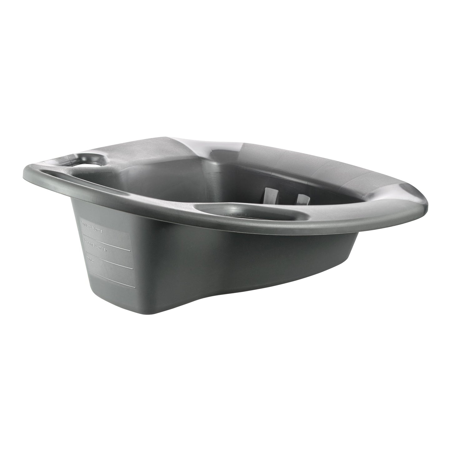 McKesson Stackable Bedpan, Non-Stick Plastic, Graphite Color