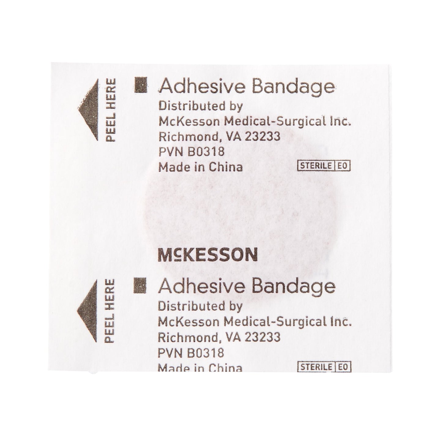 McKesson Round Tan Adhesive Spot Bandage, 1 Inch