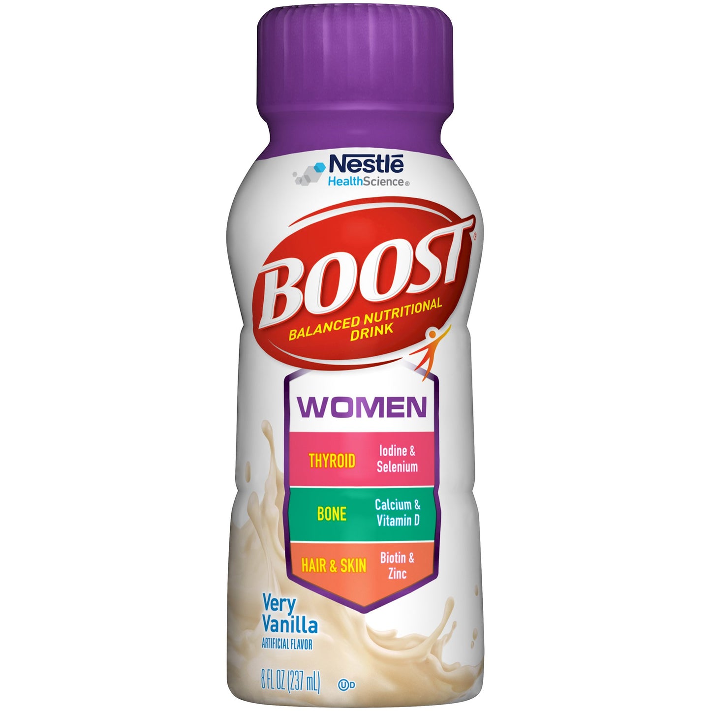 Boost® Women Vanilla Balanced Nutritional Drink, 8 oz. Bottle