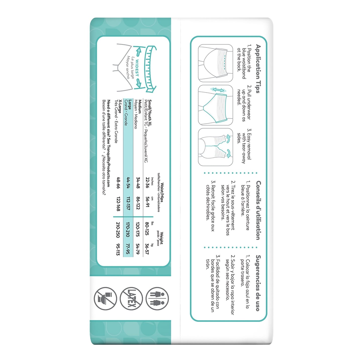 ComfortCare™ Absorbent Underwear, Large