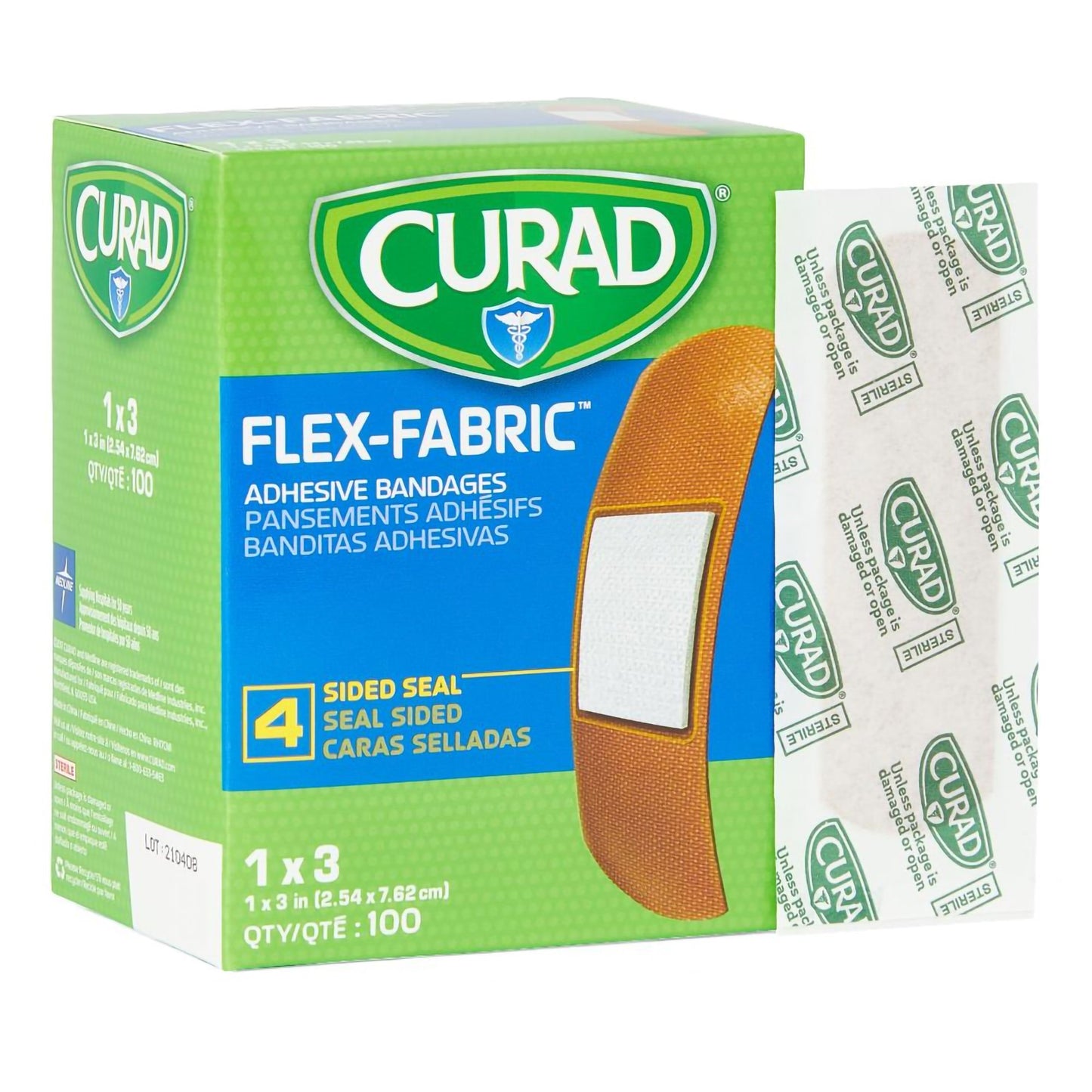 Comfort Cloth® Tan Adhesive Strip, 1 x 3 Inch