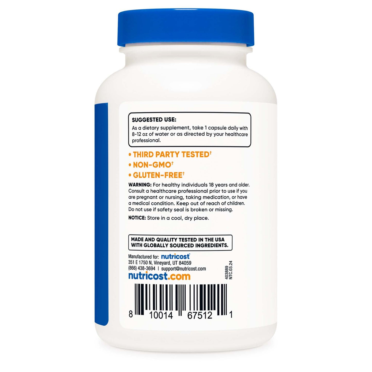 Cap 5-Htp 100Mg (240/Bt 12Bt/Cs)