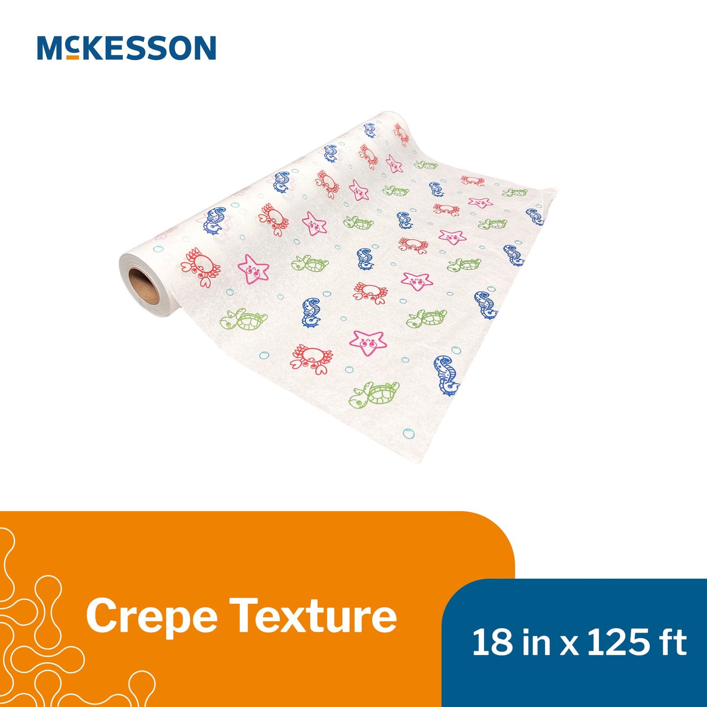 TABLE CREPE SEA 18"X125' (12RL/CS)