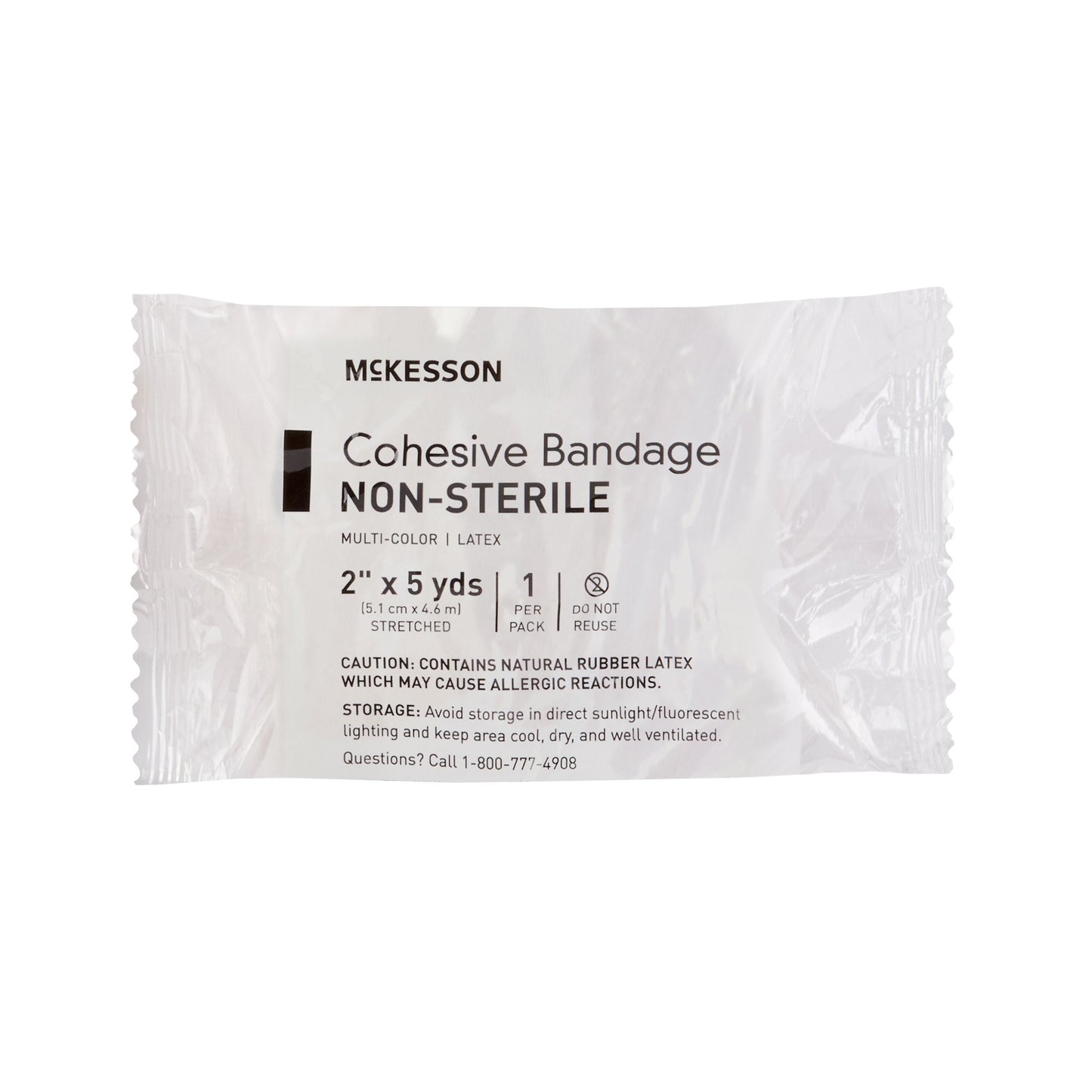 McKesson Self-adherent Closure Cohesive Bandage, 2 Inch x 5 Yard