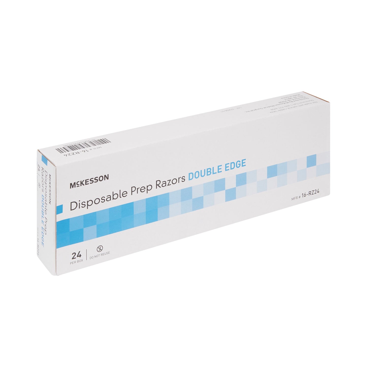 McKesson Single-Blade Razor, Double-Edged, Disposable