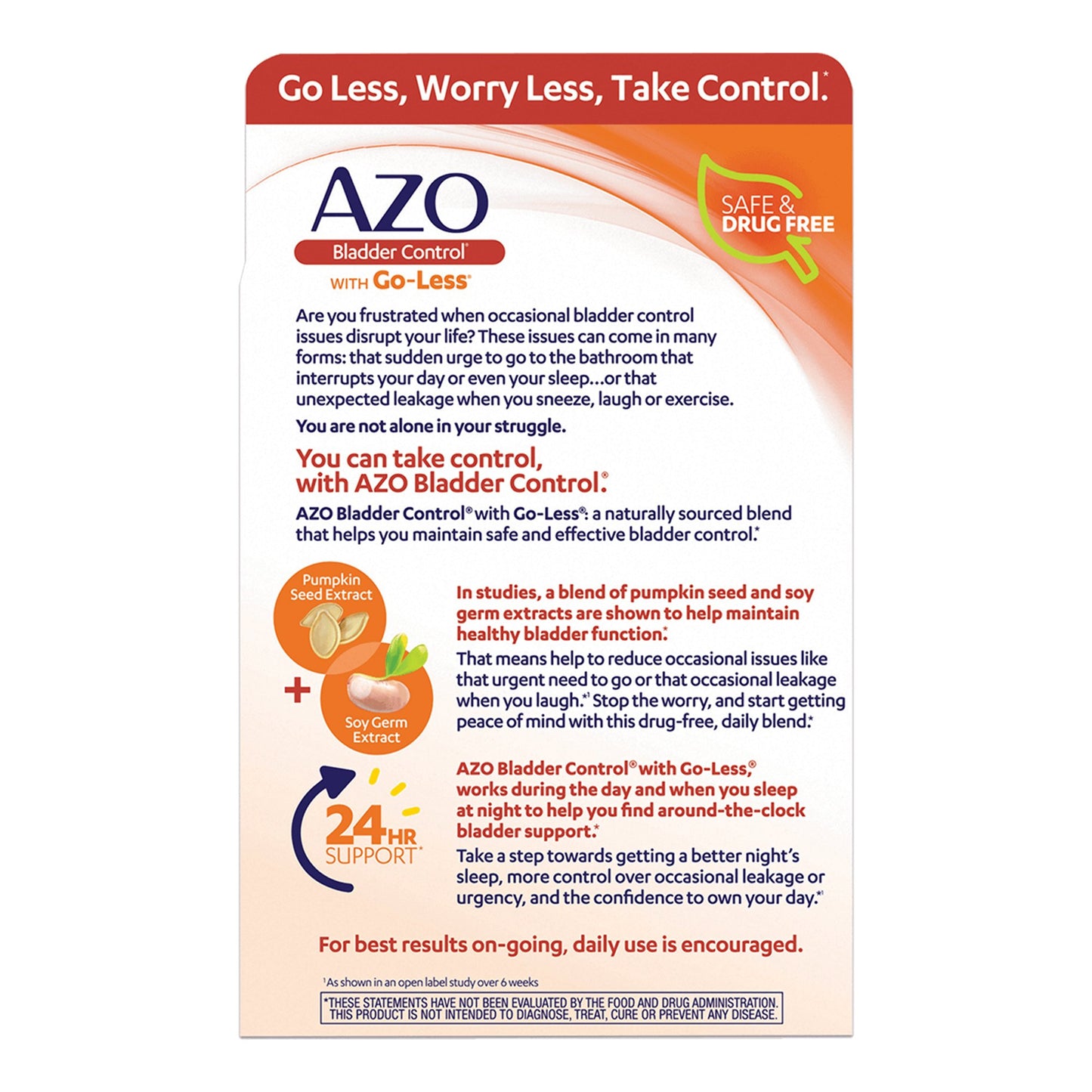 AZO® Bladder Control with Go-Less Capsules